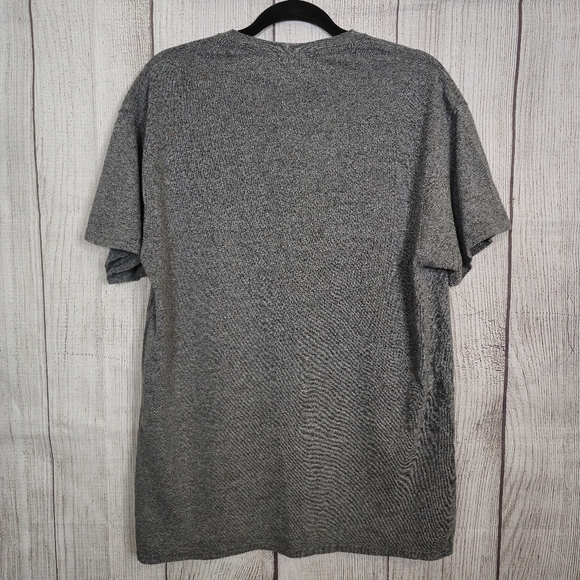 Womens, Heather Gray, Graphic T-Shirt "Look Im A Hooman" Cat, Size : Large - Picture 2 of 7